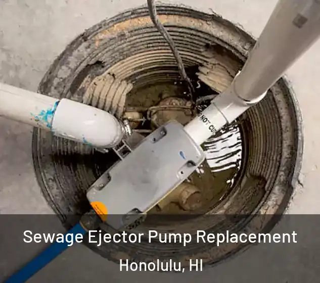  Sewage Ejector Pump Replacement Honolulu, HI